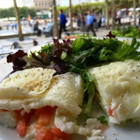 Gluten-free omelette from Beaubourg at Le District